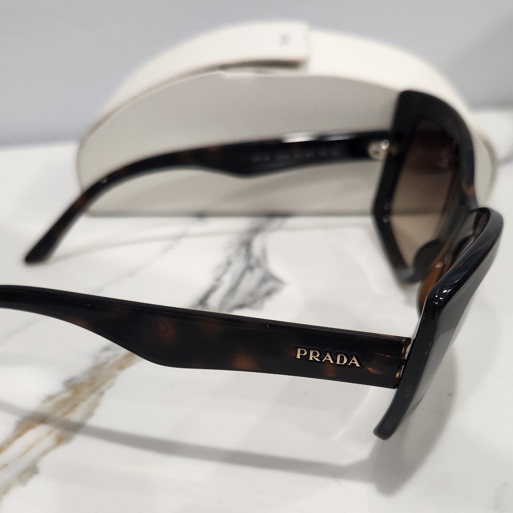 Prada Dark Brown Sunglasses with Case - Picture 5 of 16